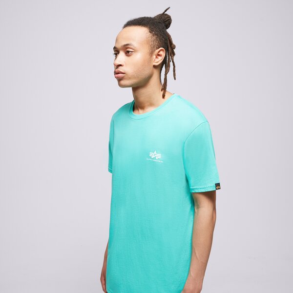 Мъжка тениска ALPHA INDUSTRIES ТЕНИСКА BASIC T SMALL LOGO 188505676 цвят син