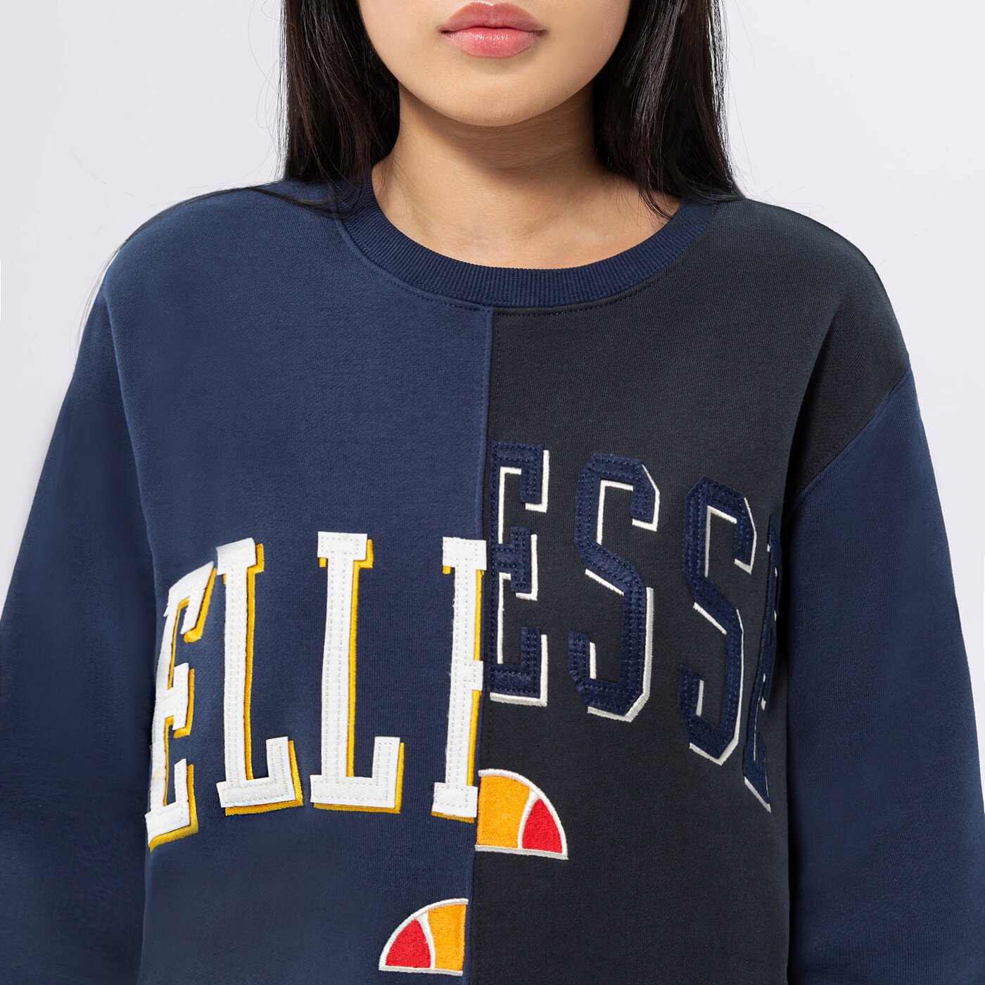 Дамски суичър ELLESSE СУИТЧЪР MENO SWEATSHIRT NAVY sgp15917429 цвят тъмносин