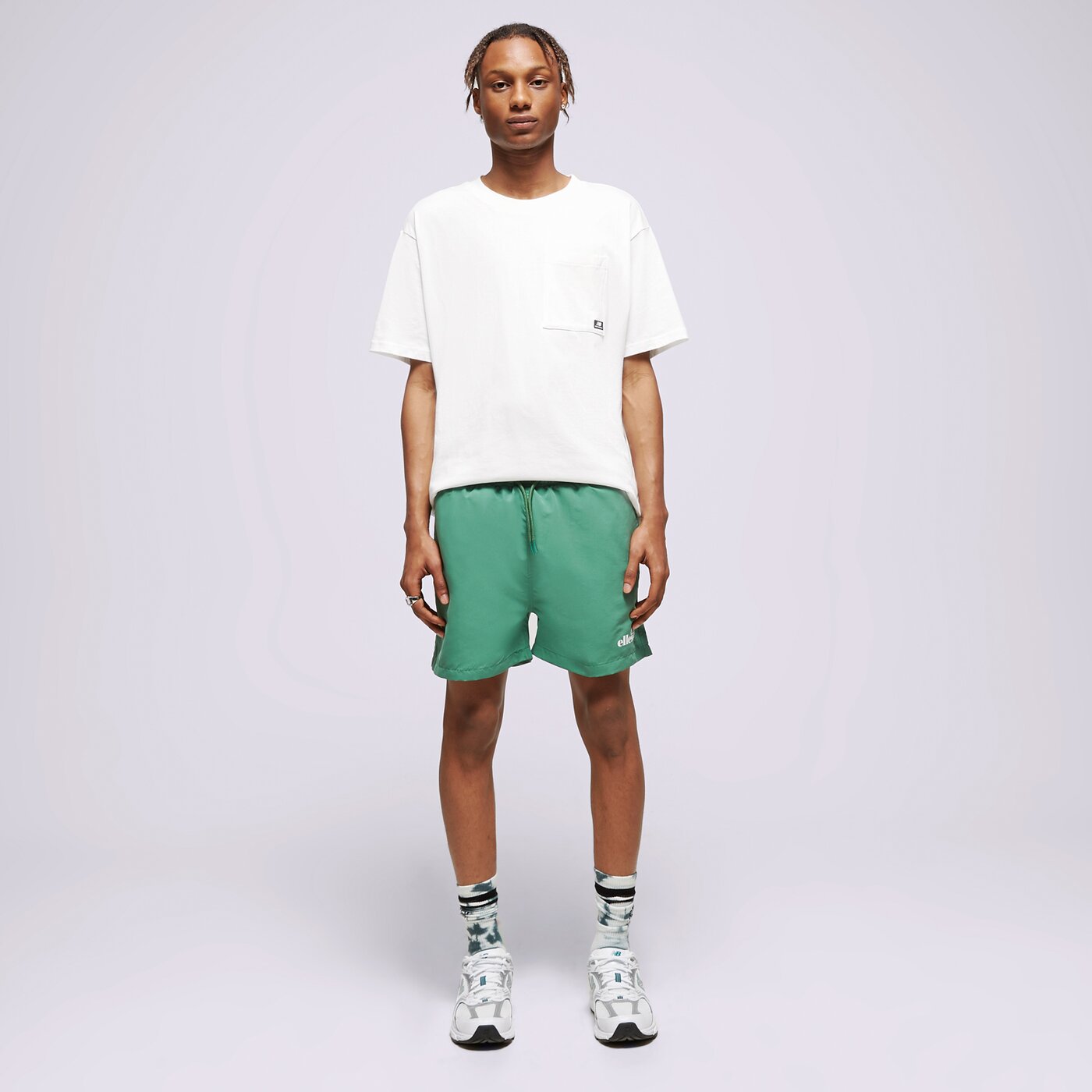 Мъжки къси панталони ELLESSE ШОРТИ LAMINA GREEN sgr16468503 цвят зелен