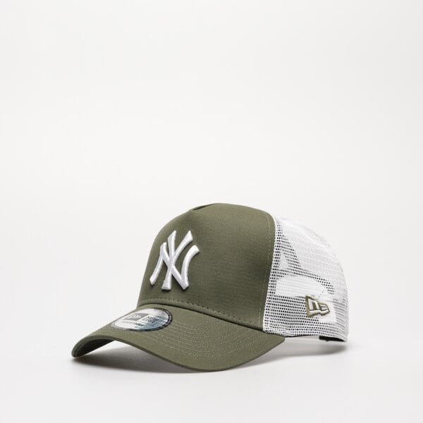 Мъжка шапка с козирка NEW ERA ШАПКА LEAGUE ESS 9FORTY TRUCKER NYY NOV NEW YORK YAN 12523894 цвят каки