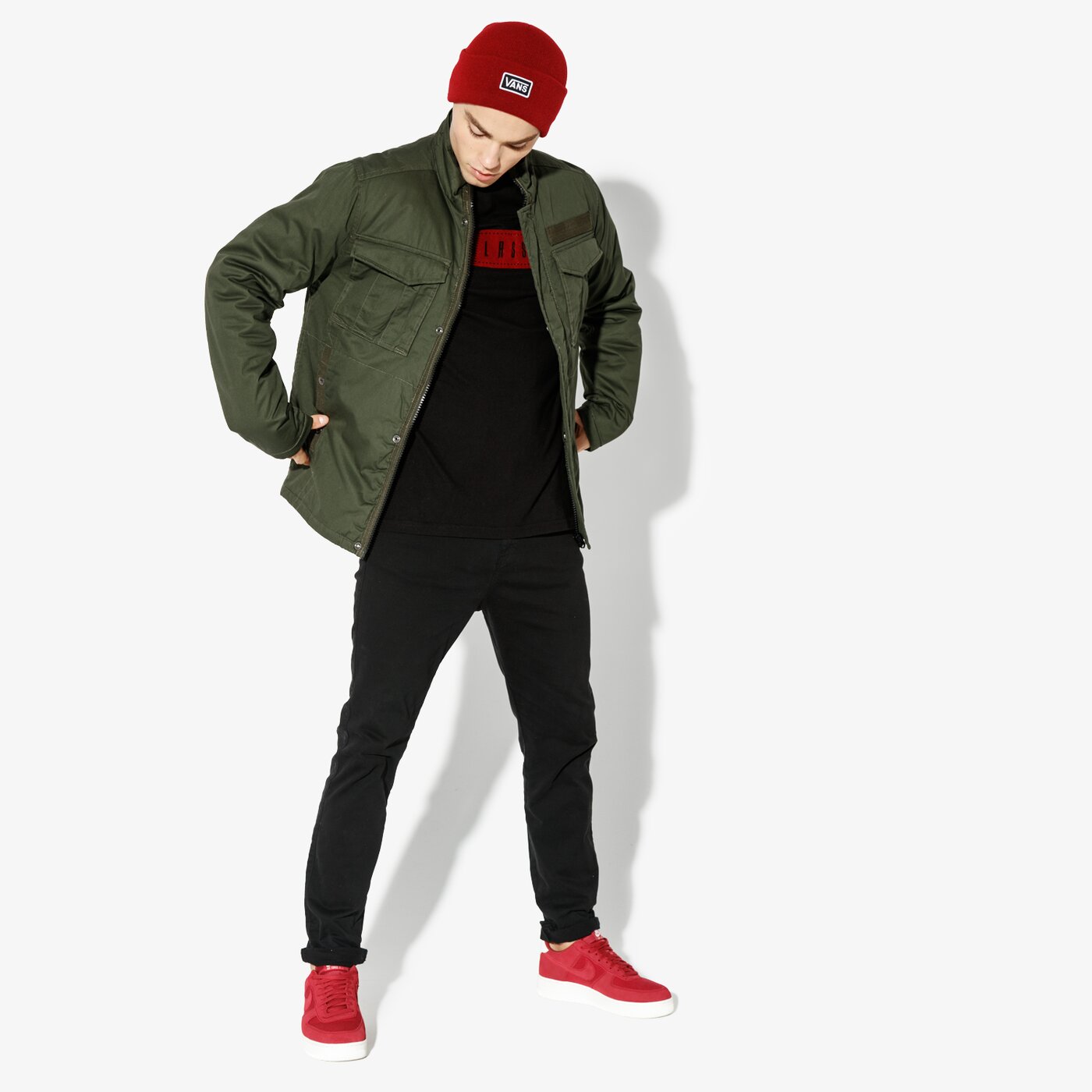 Мъжко зимно яке CONFRONT ЯКЕ OPAL cf38kum28001 цвят каки