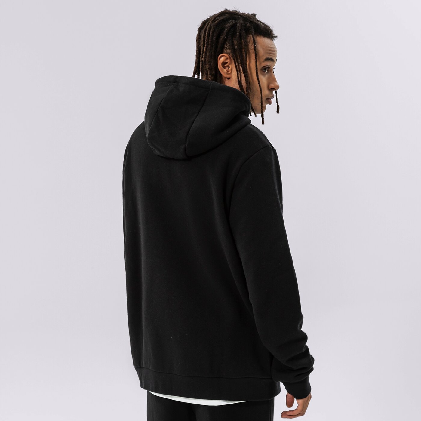 Мъжки суичър CONFRONT СУИТЧЪР С КАЧУЛКА HOODIE ESSENTIAL cf322blm91001 цвят черен