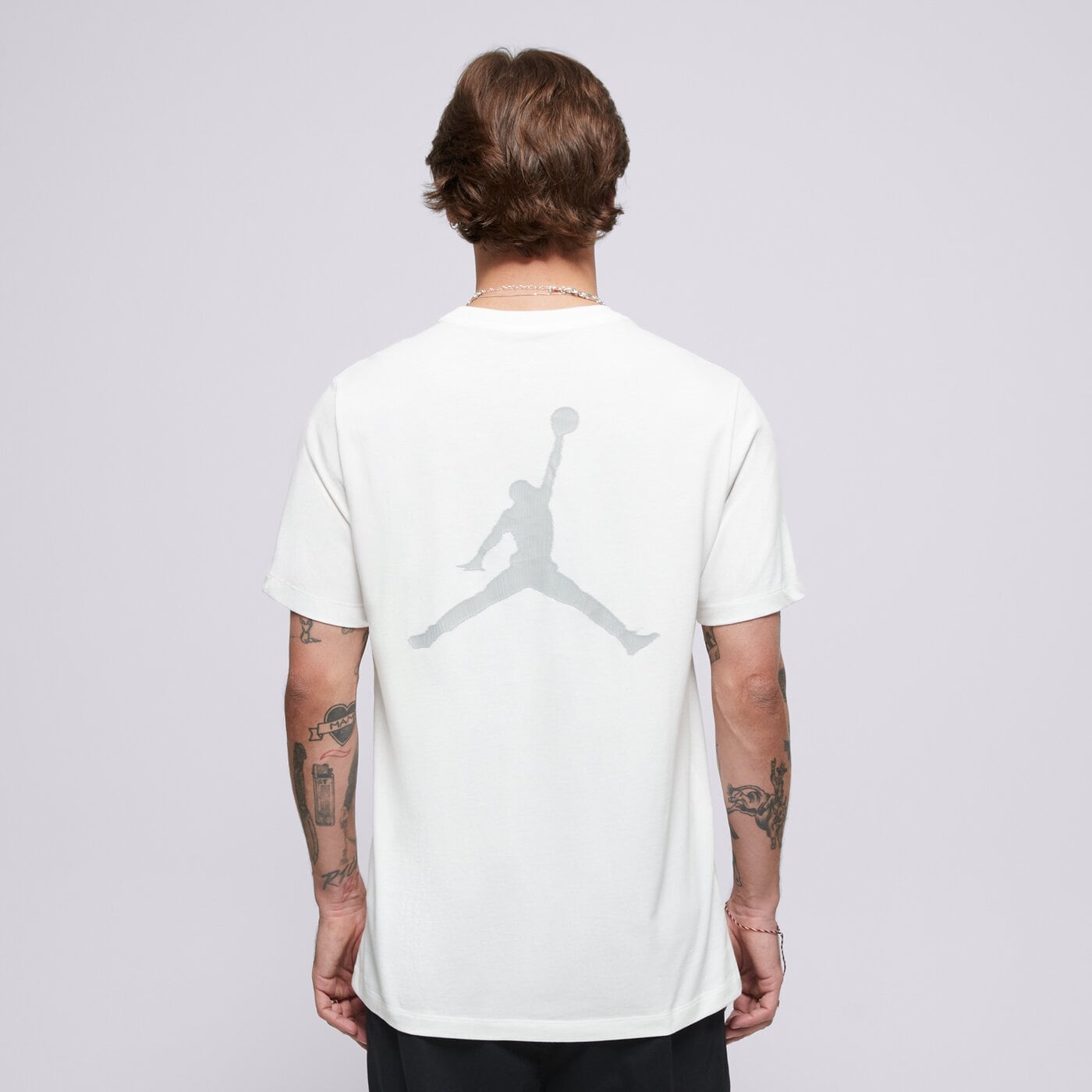 Мъжка тениска JORDAN ТЕНИСКА M J MVP JUMPMAN SS CREW ib7522-100 цвят бял