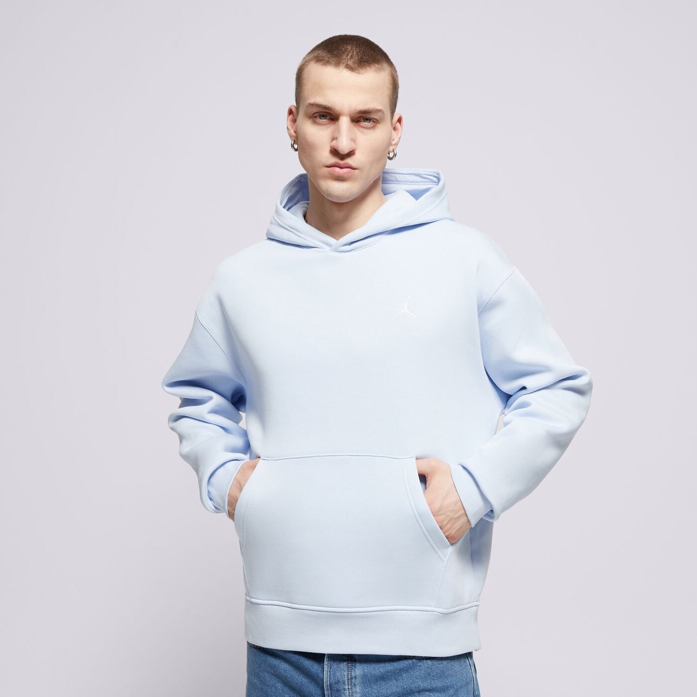 Мъжки суичър JORDAN СУИТЧЪР С КАЧУЛКА BROOKLYN fv7281-407 цвят син