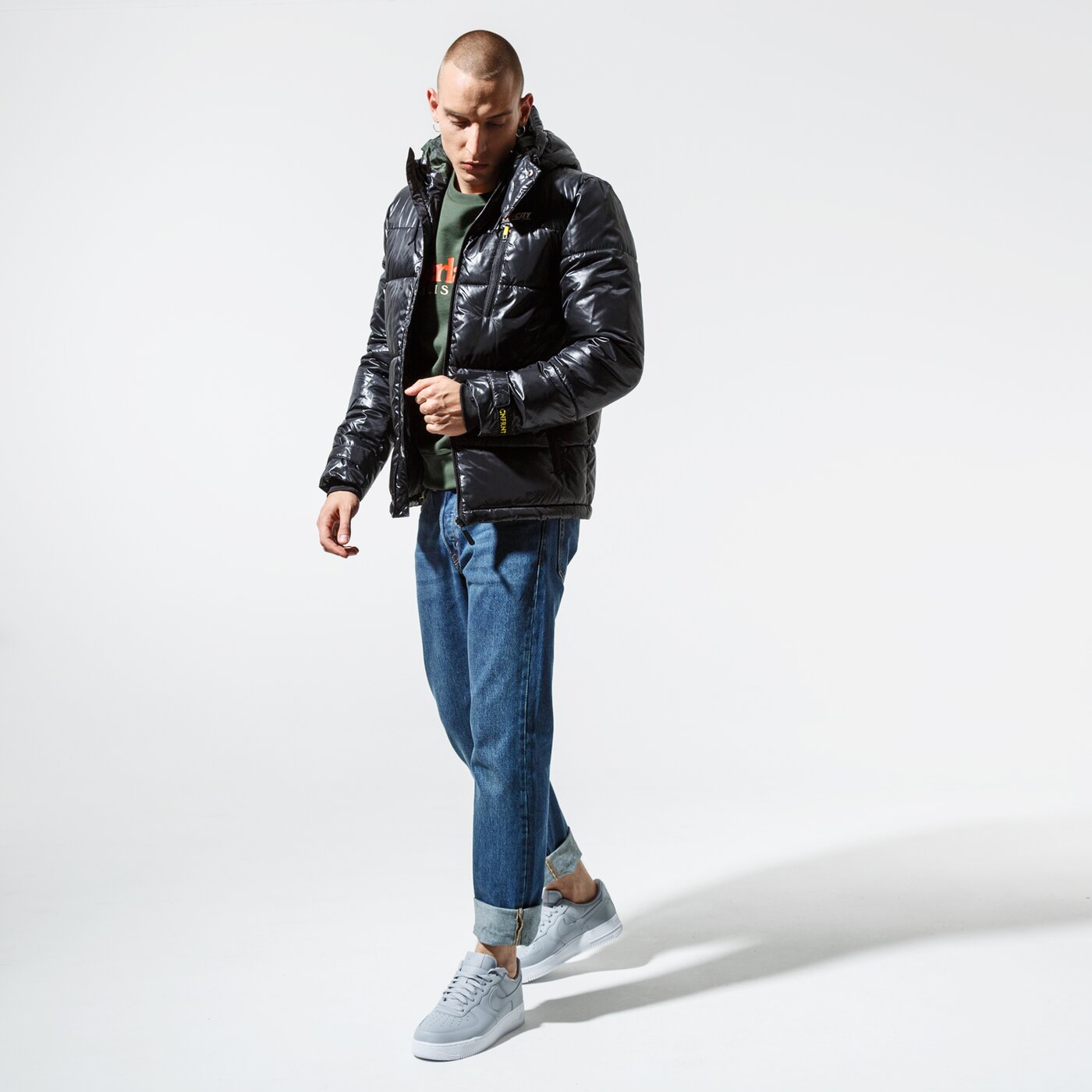 Мъжко зимно яке CONFRONT ЯКЕ ЗИМНО MAKALU BLK JKT cf39kum36002 цвят черен