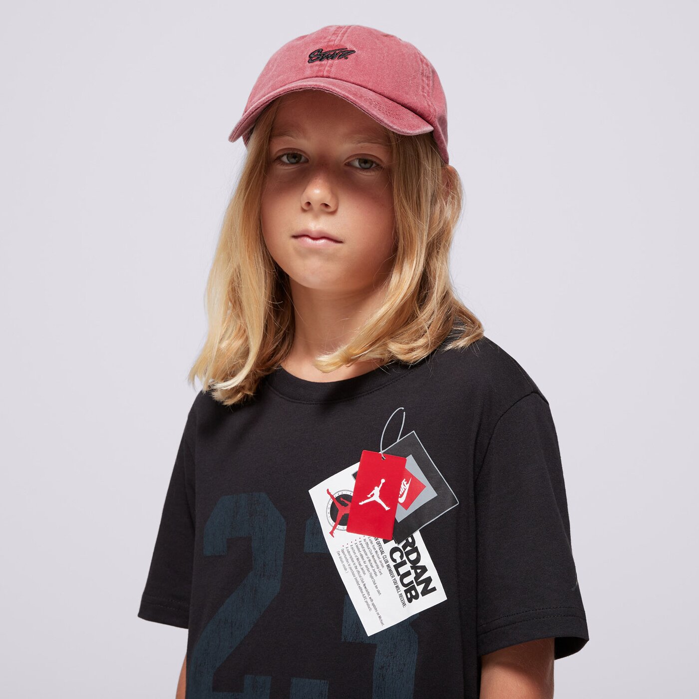 Детска тениска JORDAN ТЕНИСКА JDB AJ NEW WITH TAGS SS TEE BOY 95d372-023 цвят черен