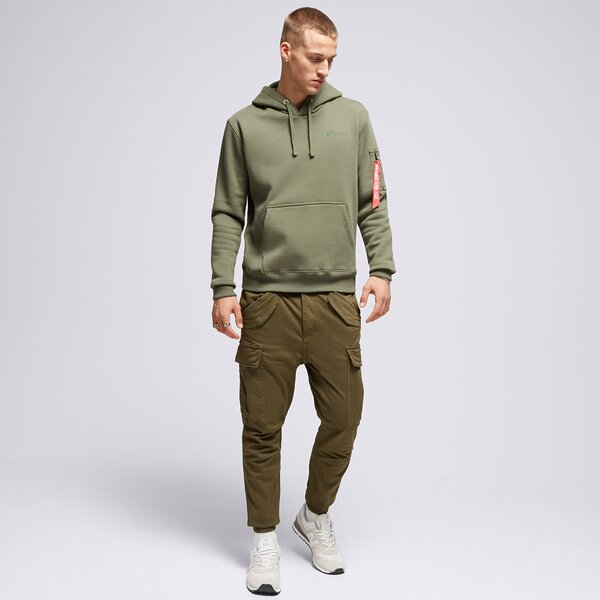 Мъжки суичър ALPHA INDUSTRIES СУИТЧЪР С КАЧУЛКА AIR FORCE 138337142 цвят каки
