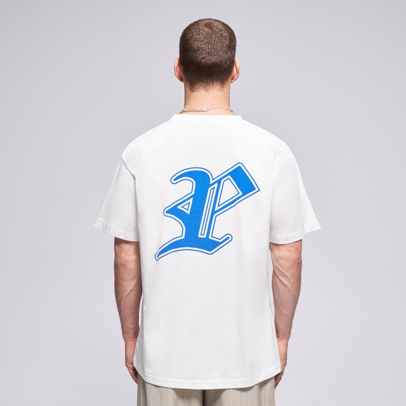 Мъжка тениска PROSTO ТЕНИСКА GOTHIC P WHITE kl252mtee1051 цвят бял