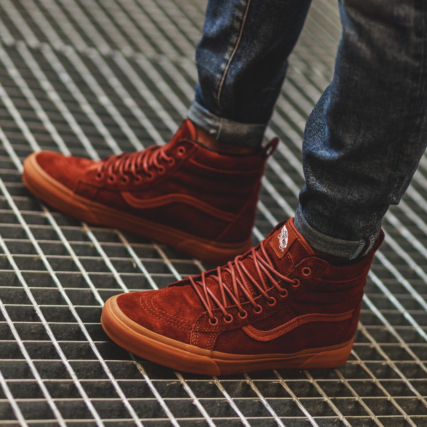 Мъжки маратонки VANS UA SK8-HI MTE va33txuc8 цвят кафяв