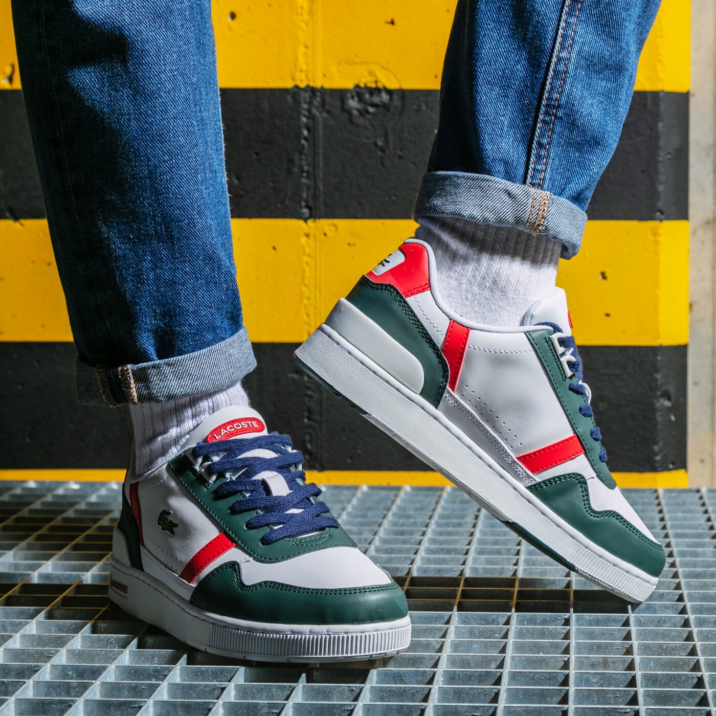 Детски маратонки LACOSTE T-CLIP 0121 2 SUJ 742suj00101r5 цвят многоцветен