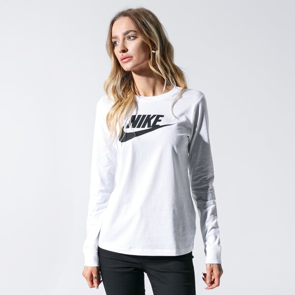 Дамска тениска NIKE ТЕНИСКА W NSW TEE ESSNTL LS ICON FTRA bv6171-100 цвят бял