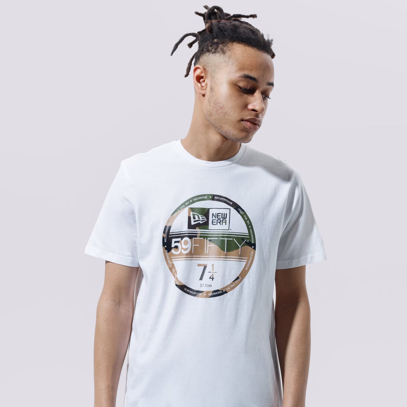 Мъжка тениска NEW ERA ТЕНИСКА VISOR STICKER TEE WHT TEE PROGRAM 12506363 цвят бял