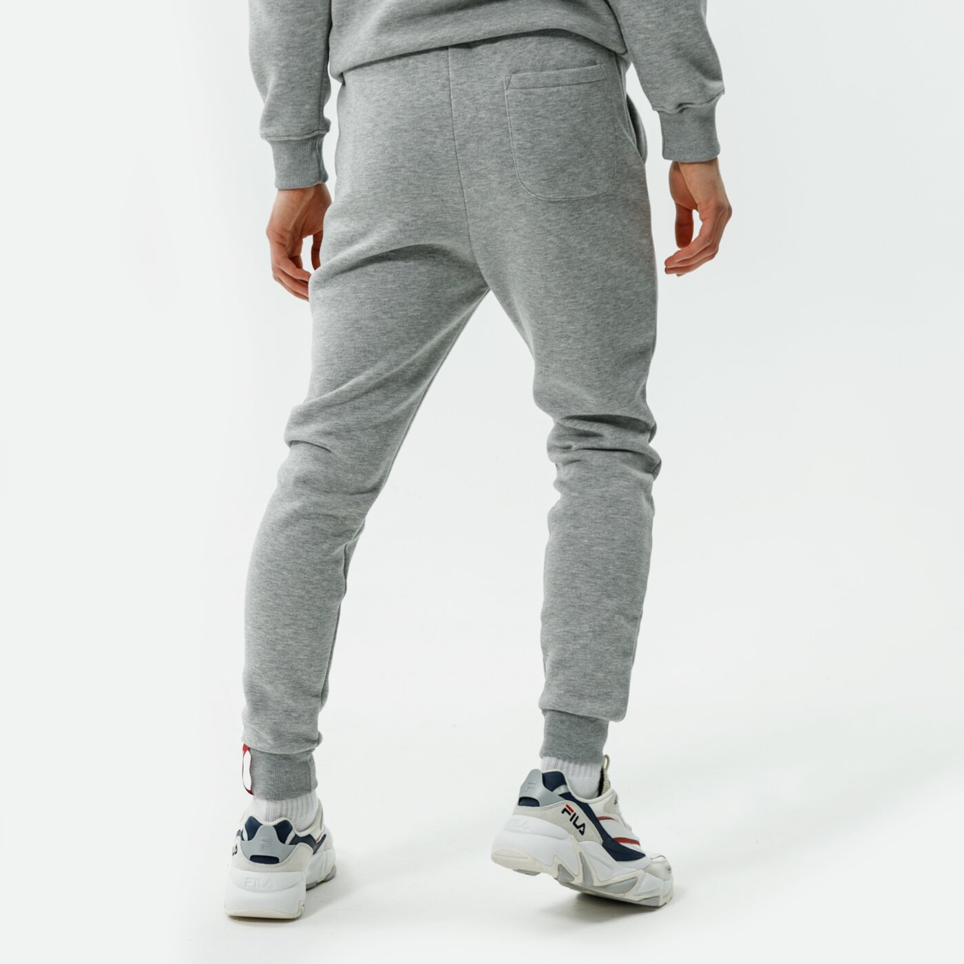 Мъжки панталони ALPHA INDUSTRIES ПАНТАЛОНИ ALPHA BLOCK-LOGO JOGGER 118361-17 цвят сив