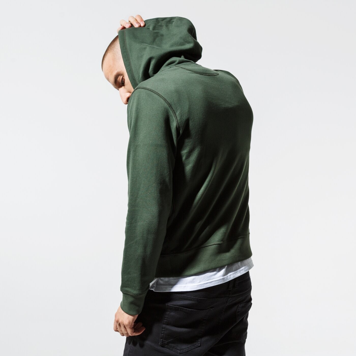 Мъжки суичър TIMBERLAND СУИТЧЪР ESSENTIAL ESTABLISHED 1973 tb0a1y2du311 цвят зелен