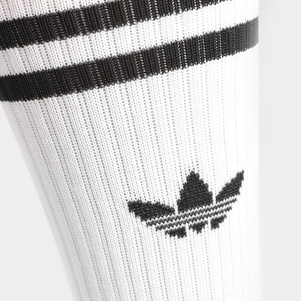 Дамски чорапи ADIDAS ЧОРАПИ 3-PACK SOLID SOCKS HIGH CREW ij0734 цвят бял