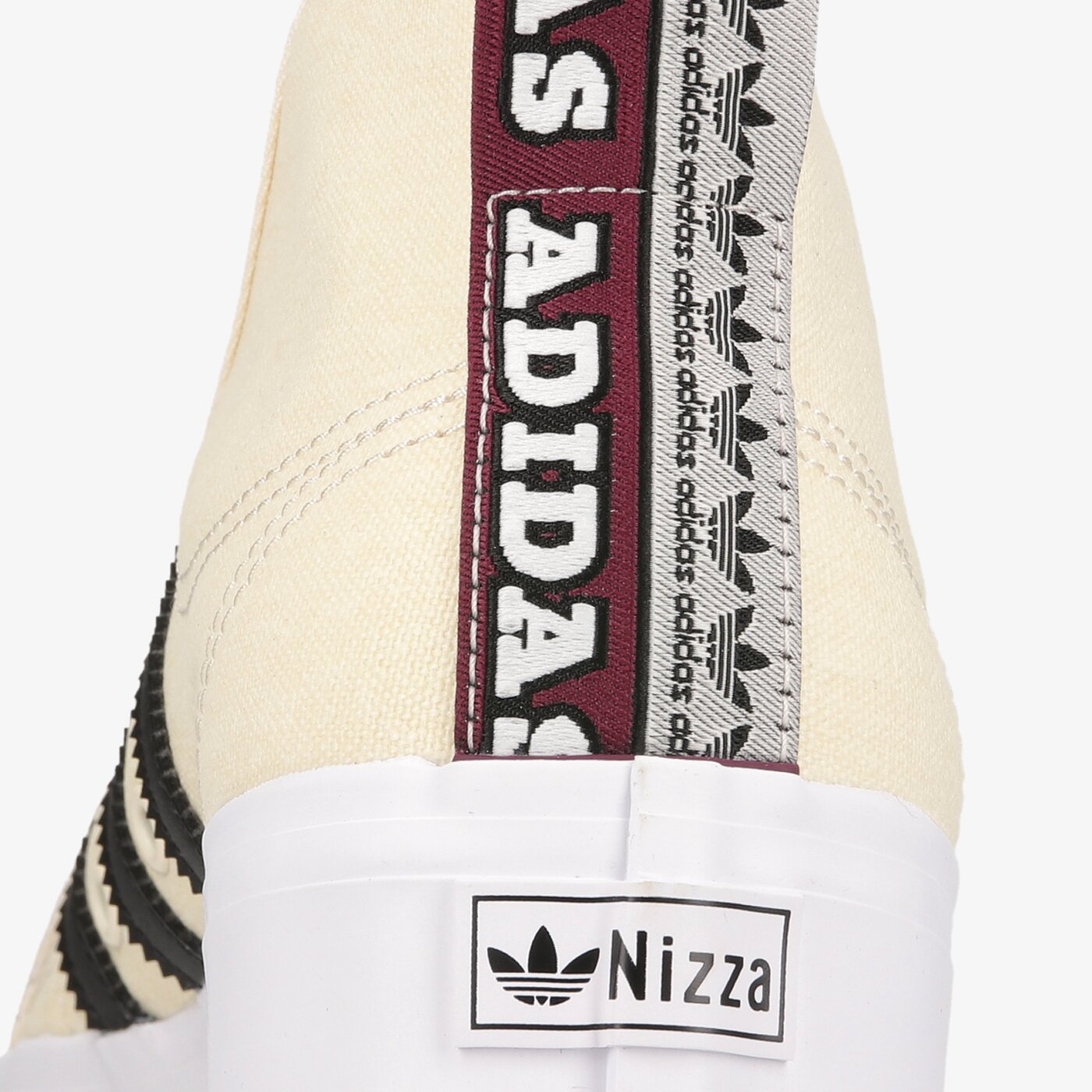 Дамски маратонки ADIDAS NIZZA PLATFORM MID W h00641 цвят бежов