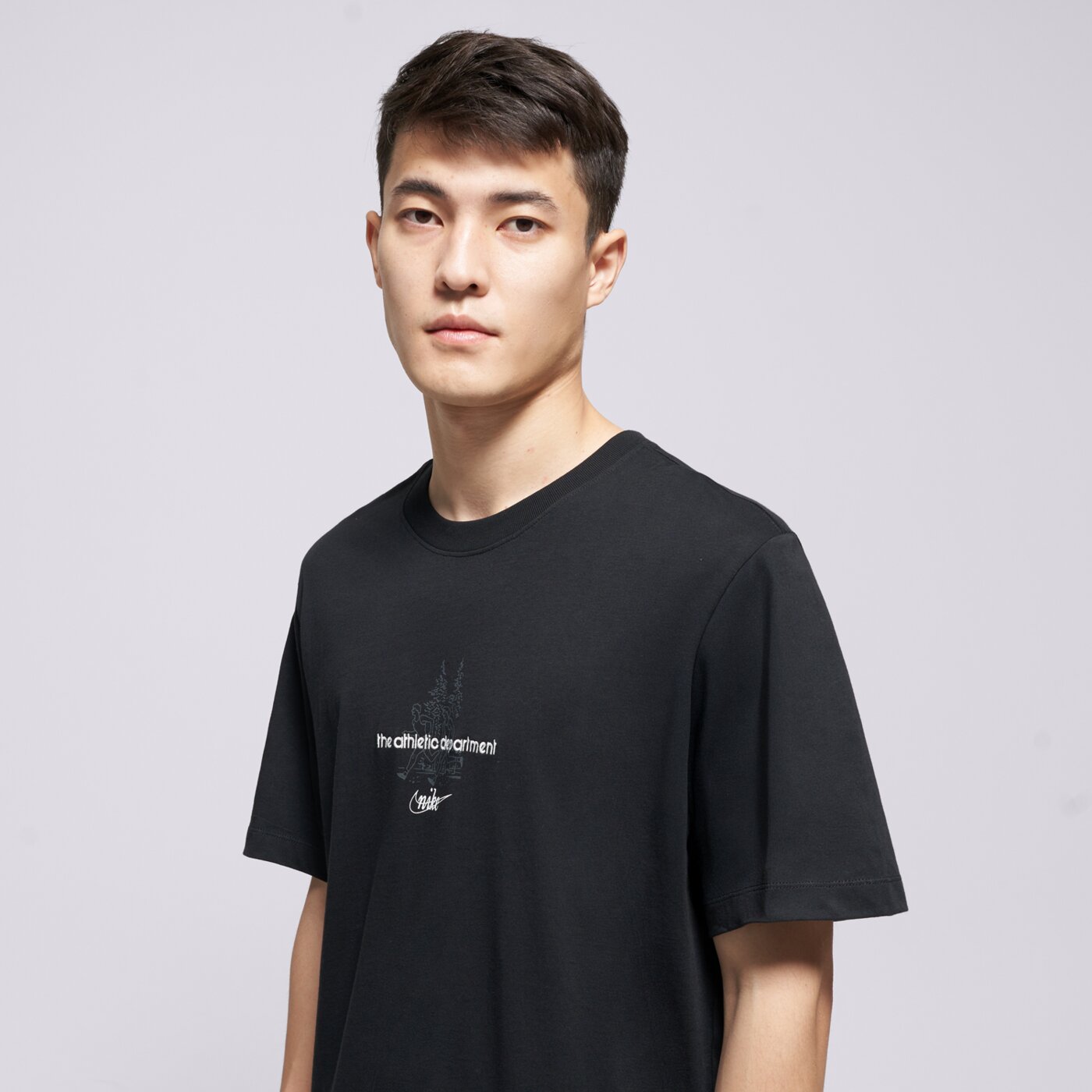Мъжка тениска NIKE ТЕНИСКА M NSW TEE HO25 SSNL CLUB hv0125-010 цвят черен