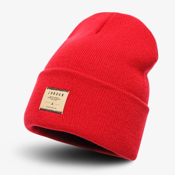 Дамска зимна шапка JORDAN ЗИМНА ШАПКА JORDAN BEANIE CUFFEED UTILITY ci4168-687 цвят червен