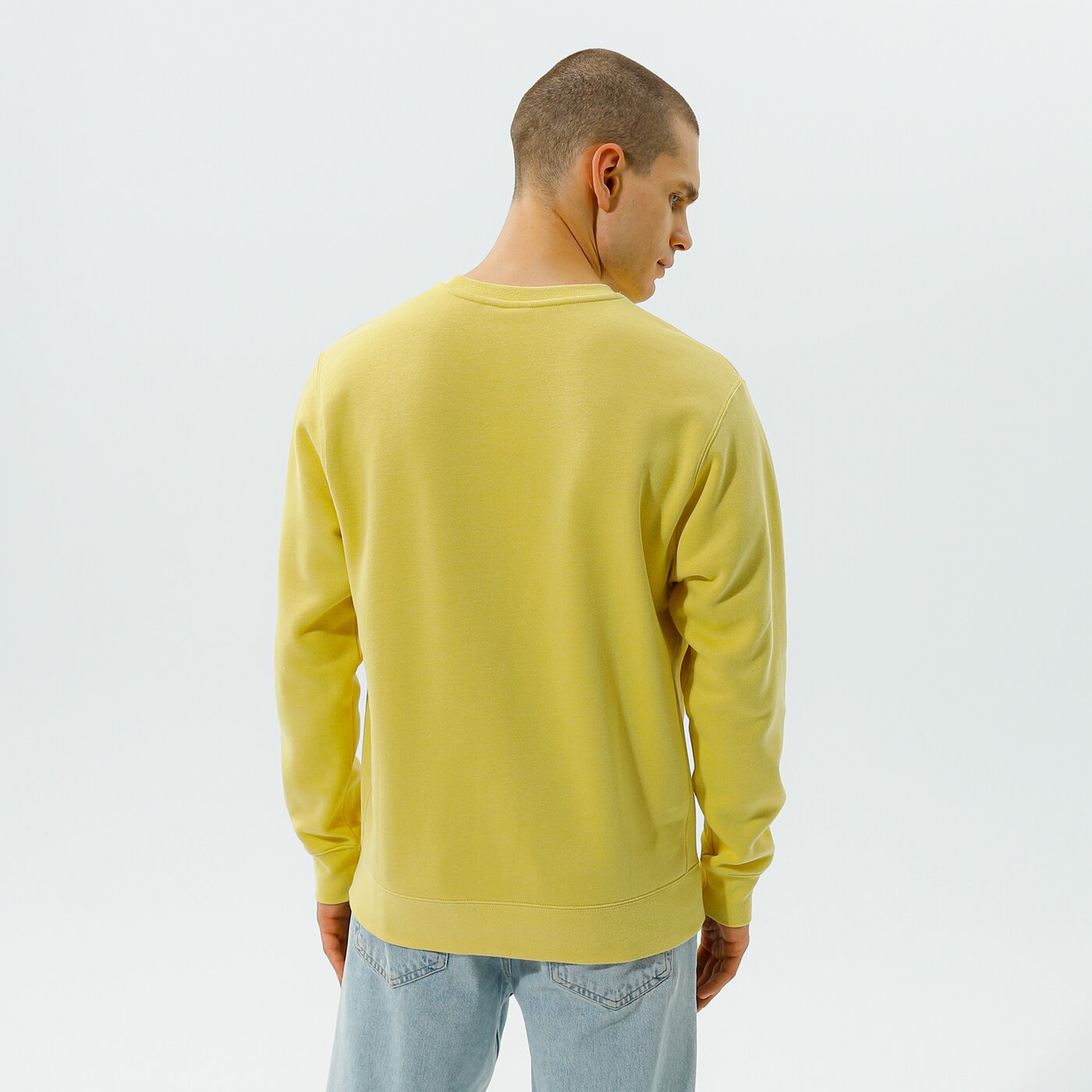 Мъжки суичър NIKE СУИТЧЪР SPORTSWEAR CLUB FLEECE bv2662-700 цвят жълт