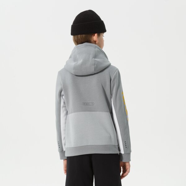 Детски суичър NIKE СУИТЧЪР С КАЧУЛКА B NSW NIKE AIR PO HOODIE BOY dm8109-073 цвят сив