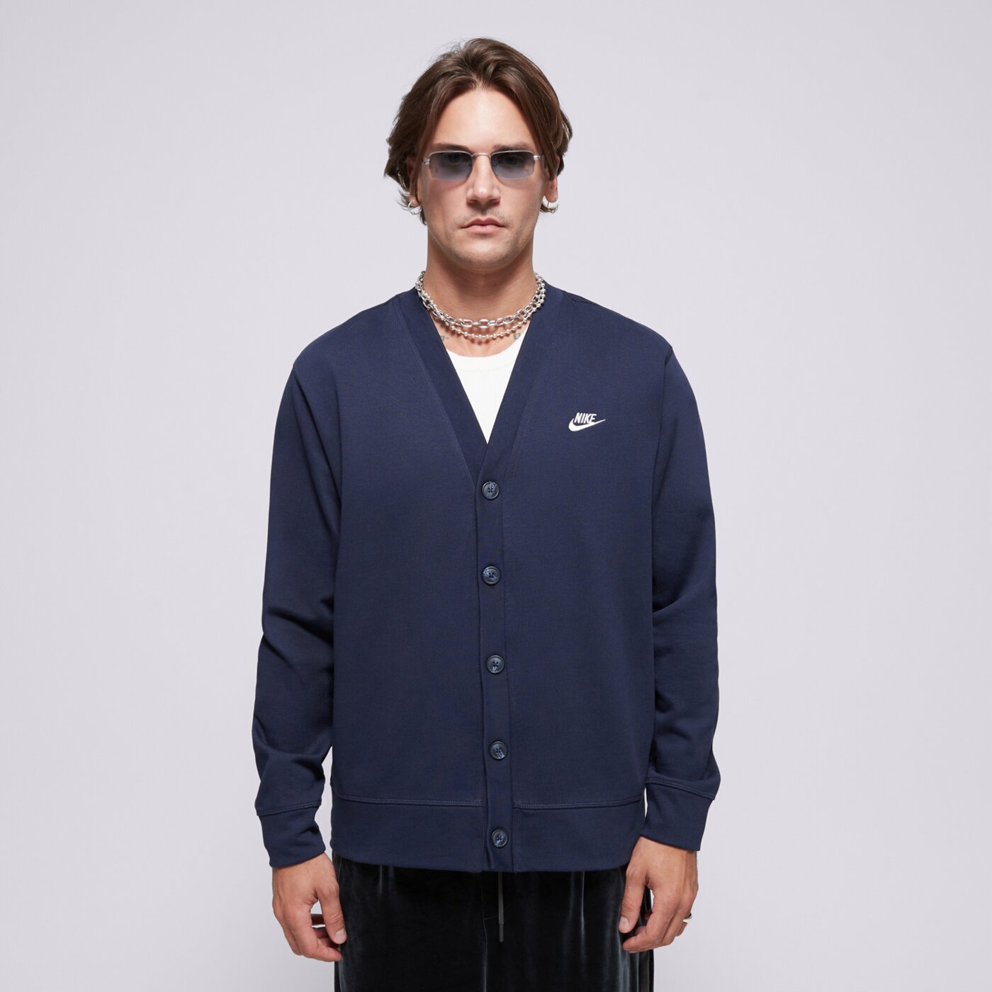 NIKE ПУЛОВЕР NIKE CLUB fn3898-451 цвят тъмносин