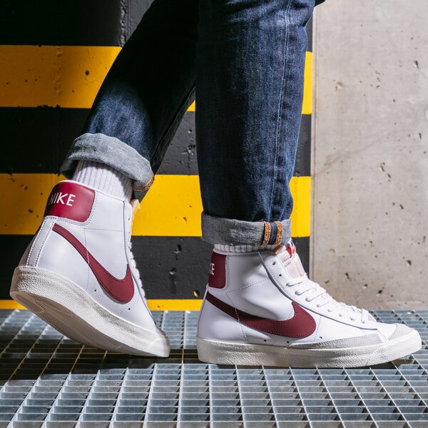 Мъжки маратонки NIKE BLAZER MID '77 VINTAGE bq6806-111 цвят бял