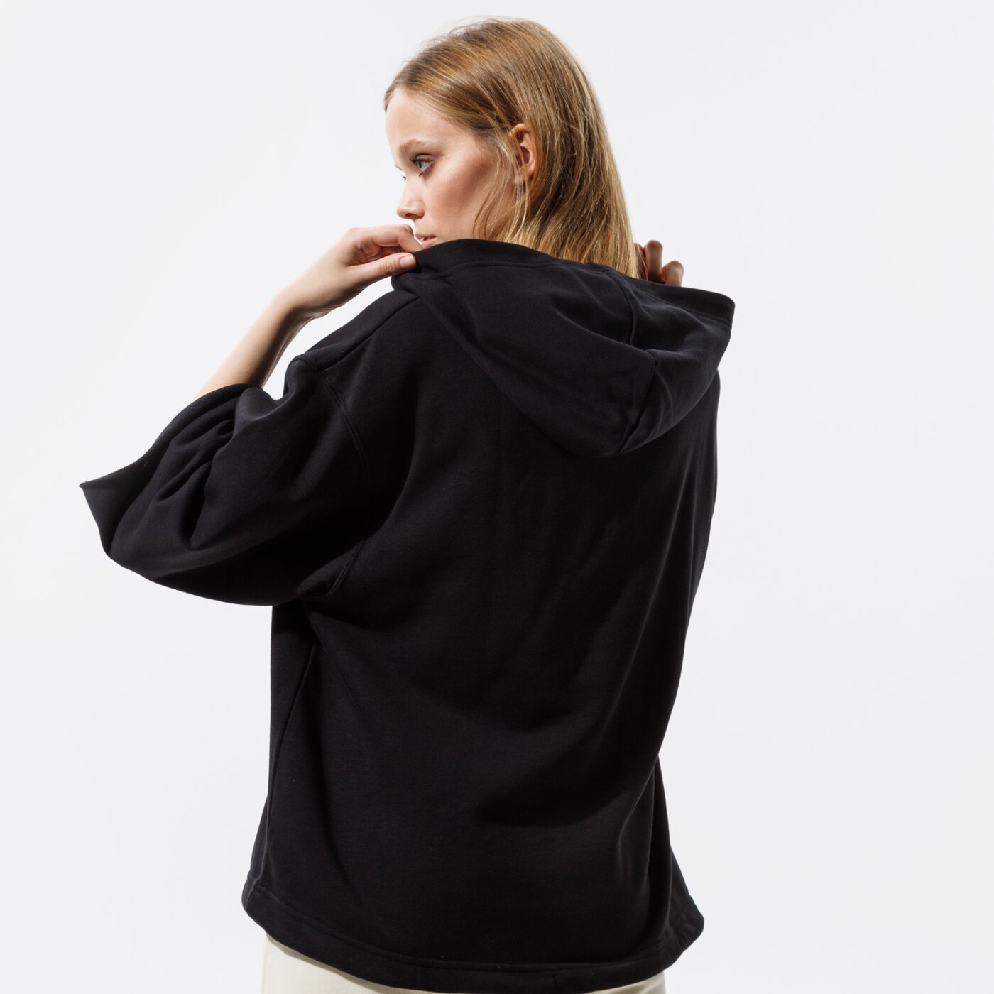 Дамски суичър NIKE СУИТЧЪР С КАЧУЛКА W NSW ICN CLSH SS HOODIE FT cz9332-010 цвят черен