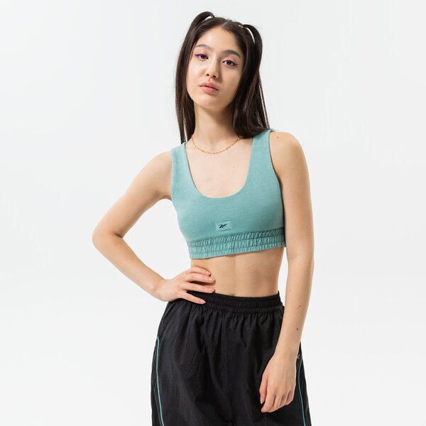Дамска тениска REEBOK BRA CL RBK ND FITTED BRALETTE hk4949 цвят син
