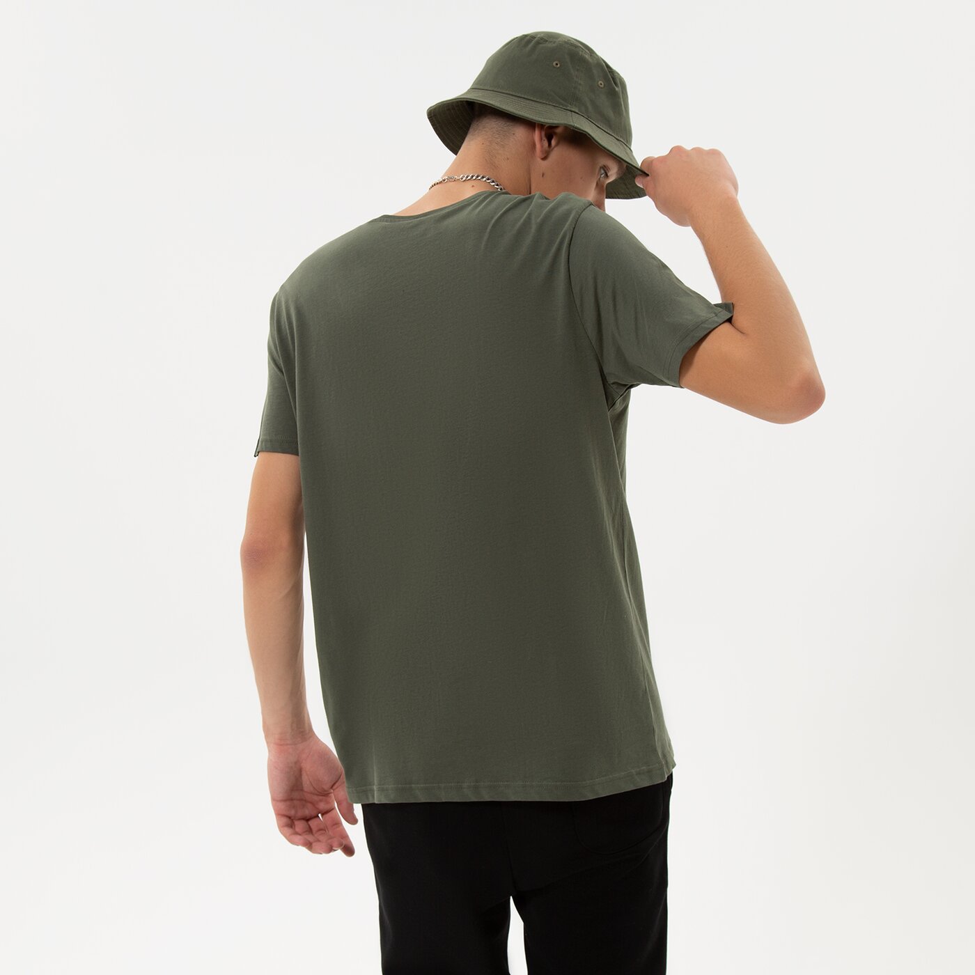 Мъжка тениска ALPHA INDUSTRIES ТЕНИСКА BASIC T SMALL LOGO 188505-142 цвят каки