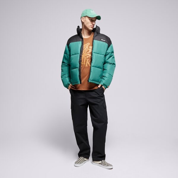 Мъжко зимно яке ELLESSE ЯКЕ ПУХЕН ARGENT PADDED BLK/GREEN PADDED JACKET shx20980022 цвят черен