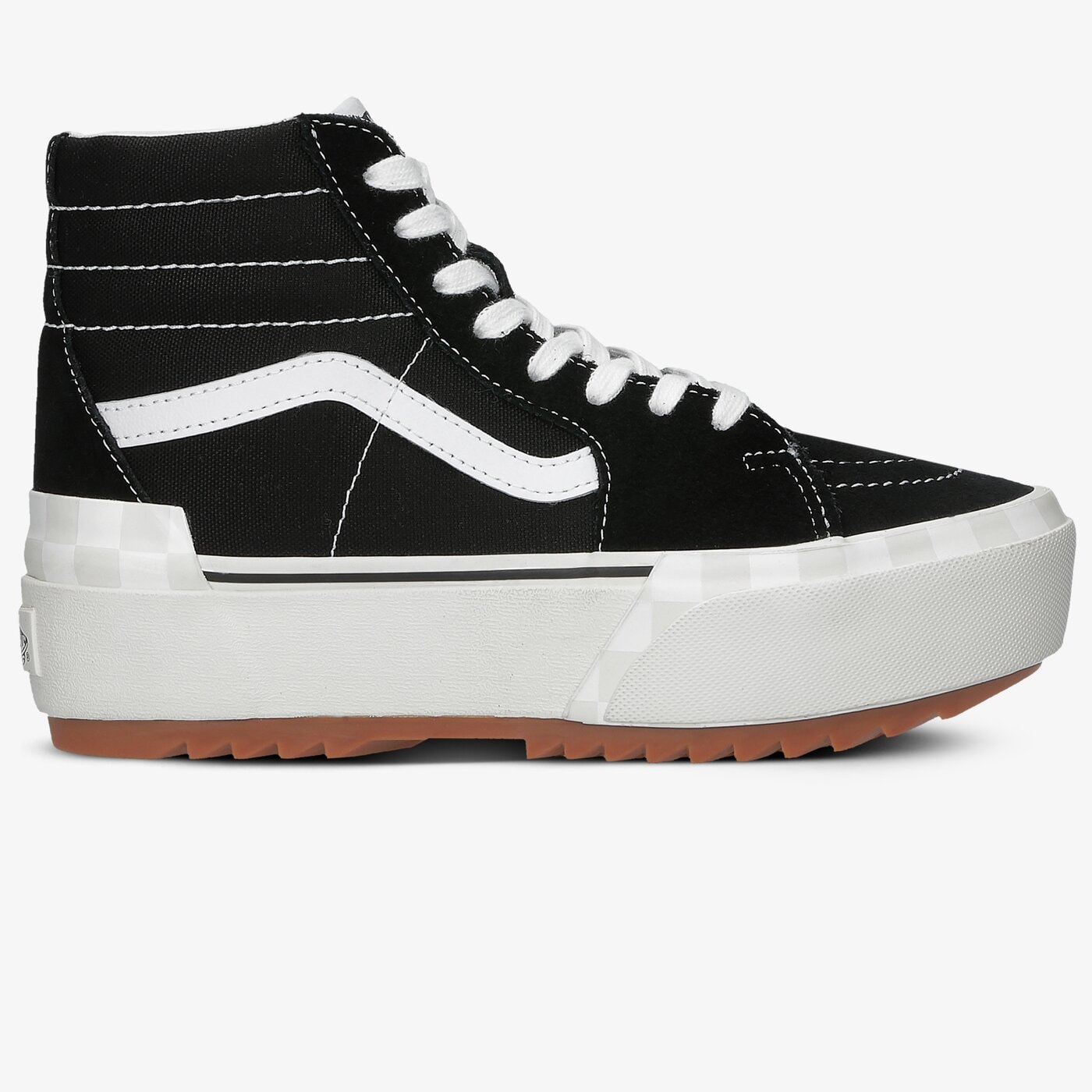 Дамски маратонки VANS UA SK8-HI STACKED vn0a4btw5zn1 цвят черен