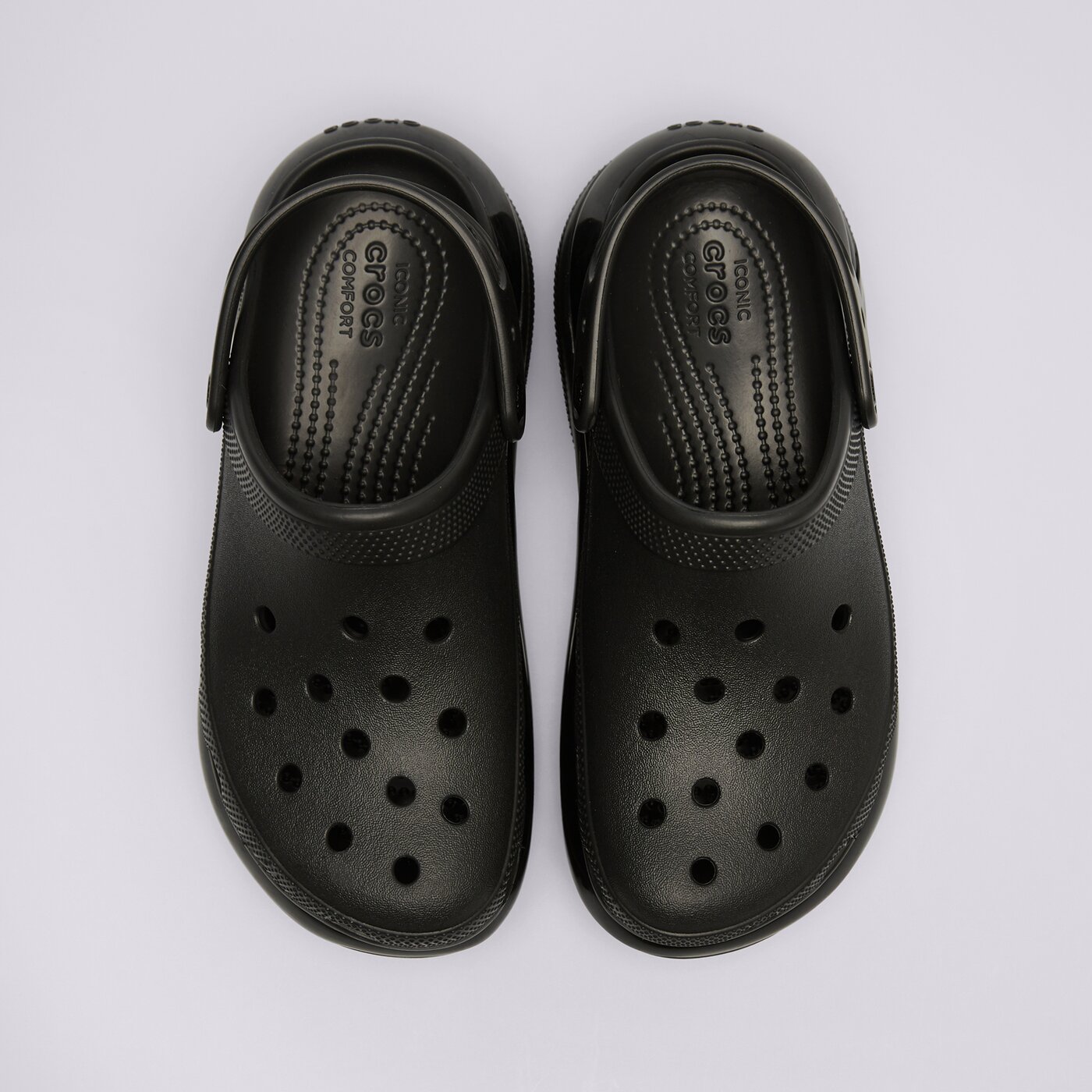 Дамски чехли и сандали CROCS CLASSIC MEGA CRUSH CLOG 207988001 цвят черен