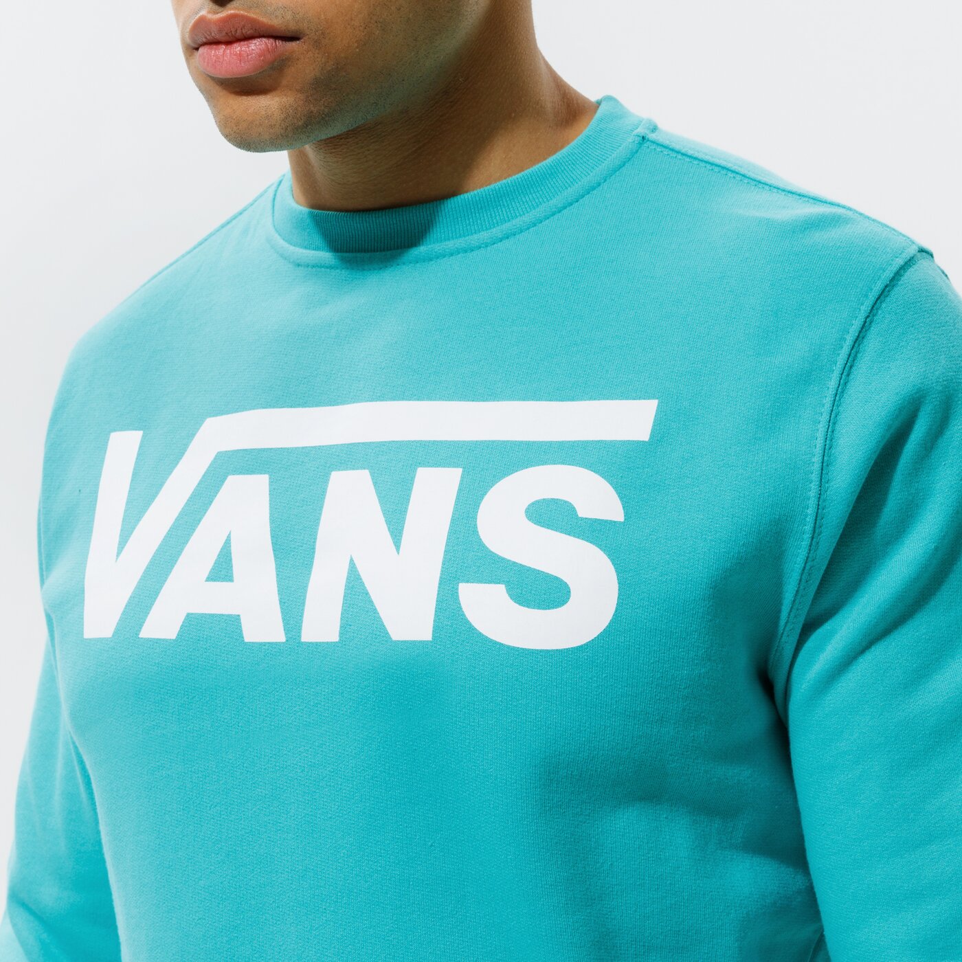 Мъжки суичър VANS СУИТЧЪР VANS CLASSIC CREW II vn0a456az6r1 цвят син