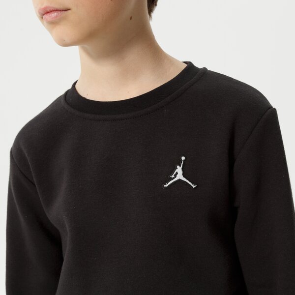 Детски суичър JORDAN СУИТЧЪР JUMPMAN ESSENTIALS CREW BOY 95b130-023 цвят черен