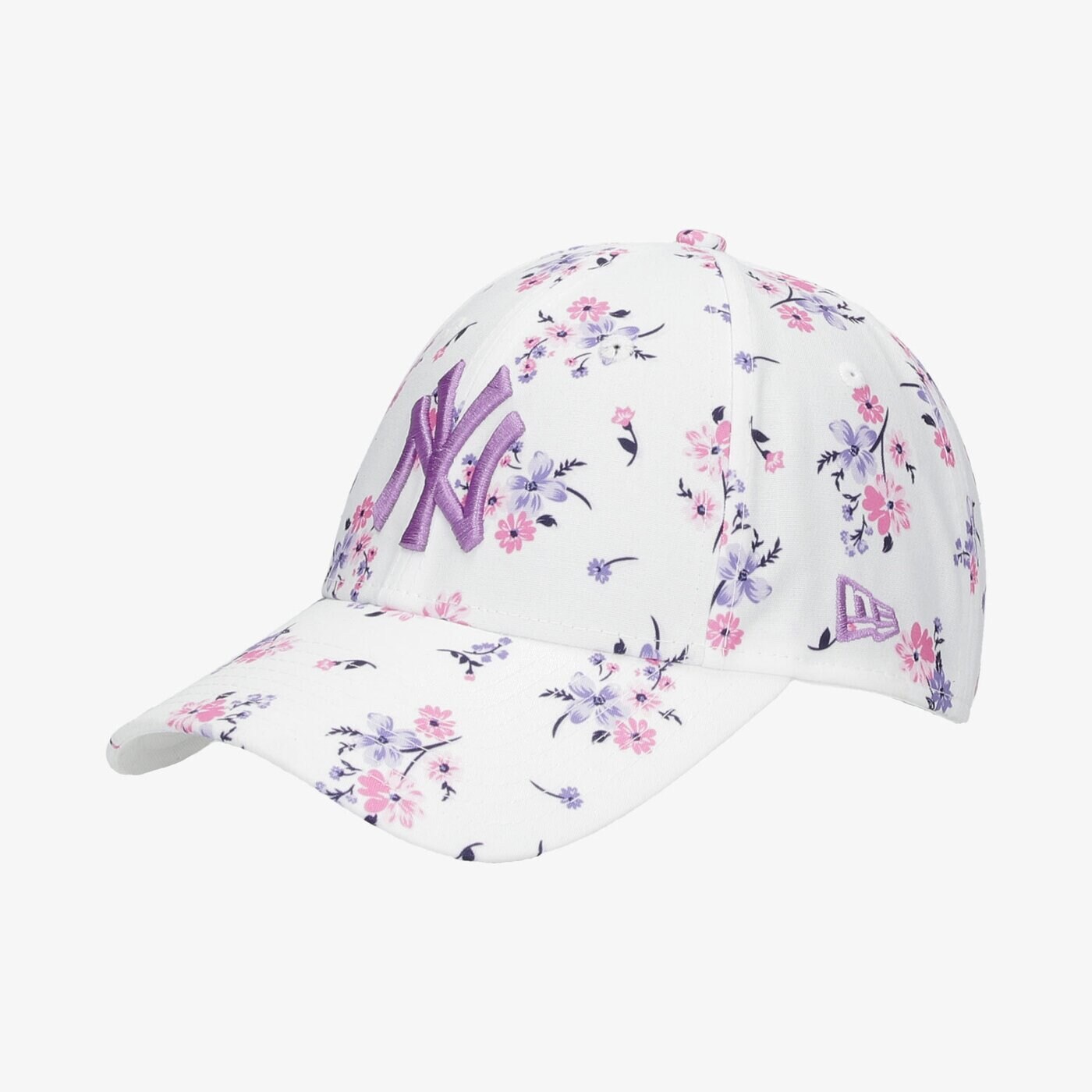 Дамска шапка с козирка NEW ERA ШАПКА WMNS FLORAL 9FORTY NEYYAN WHI 60112730 цвят бял