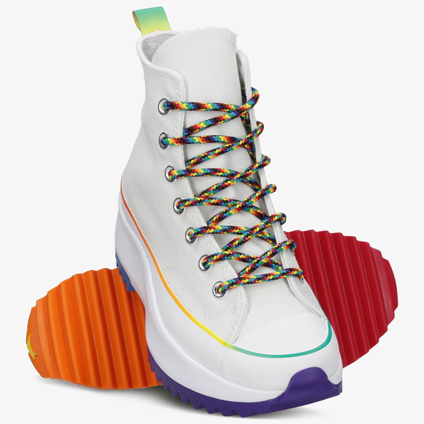 Дамски маратонки CONVERSE RUN STAR HIKE 170824c цвят бял