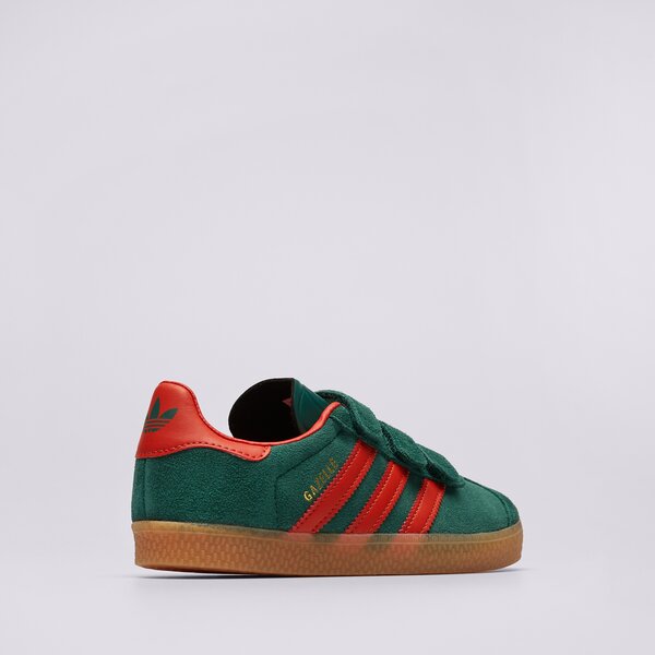 Детски маратонки ADIDAS GAZELLE CF C ie8674 цвят зелен