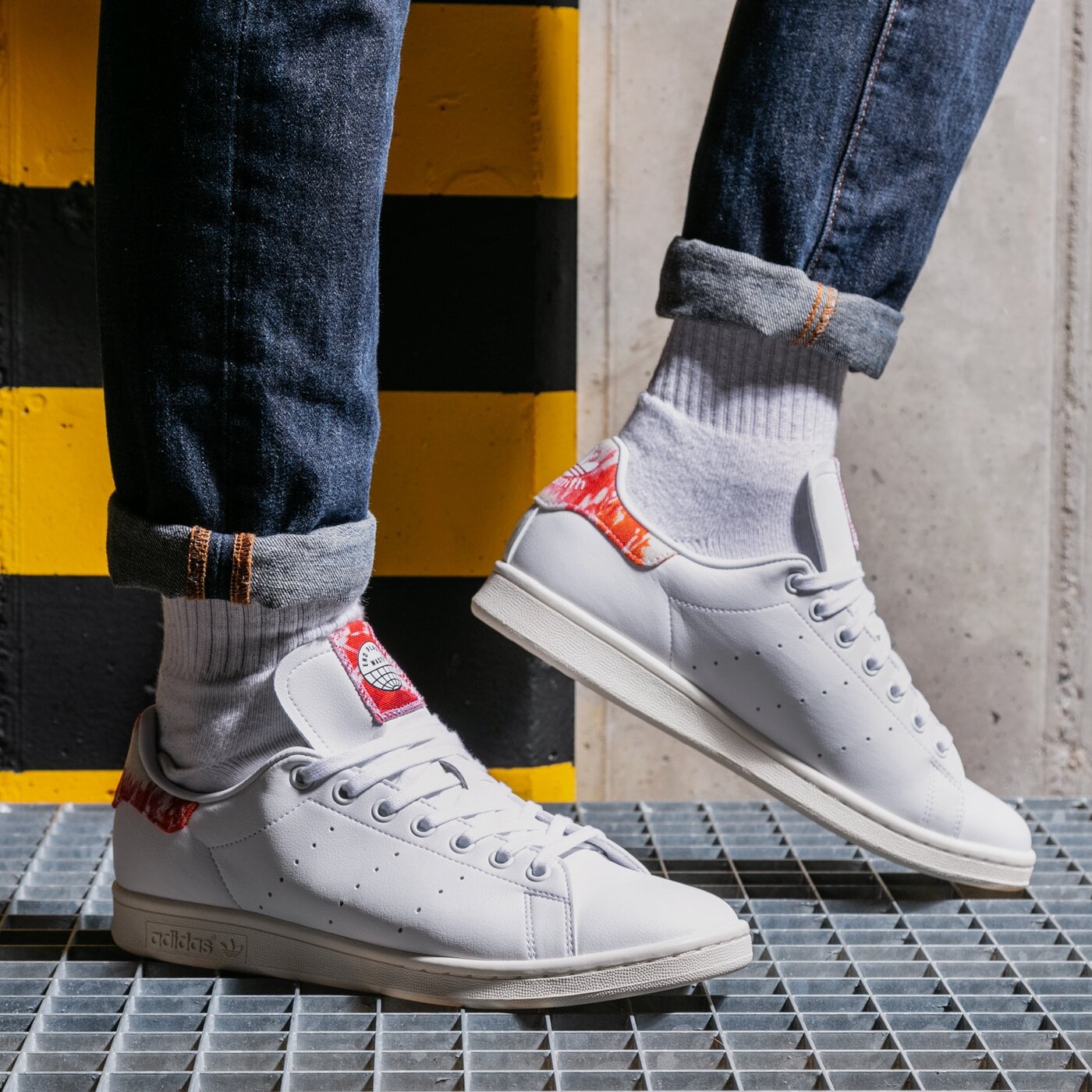 Мъжки маратонки ADIDAS STAN SMITH  gz7767 цвят бял