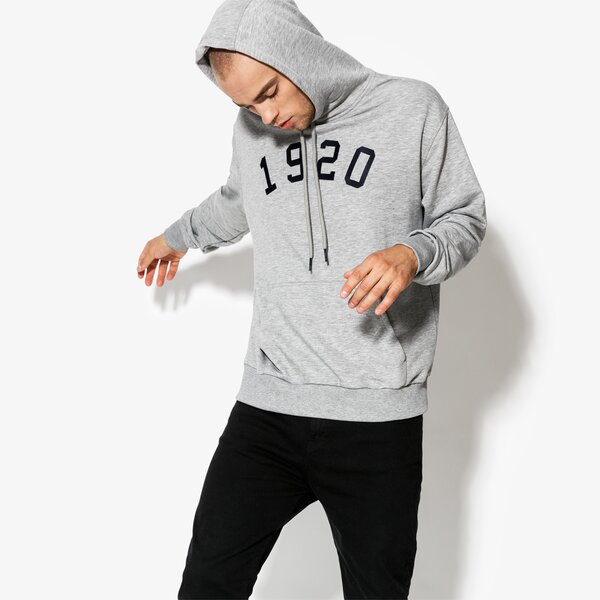 Мъжки суичър NEW ERA СУИТЧЪР NE BRANDED PO HOODY 1920 NEW ERA LGH 11604085 цвят сив