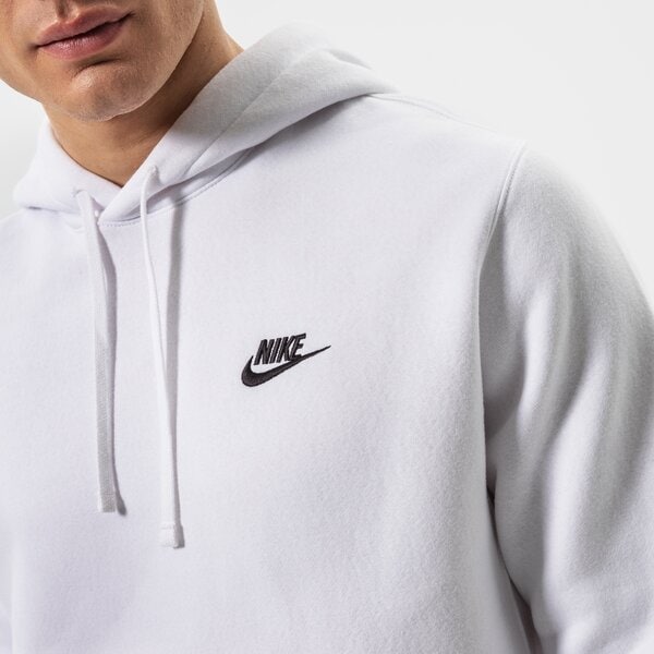 Мъжки суичър NIKE СУИТЧЪР С КАЧУЛКА SPORTSWEAR CLUB FLEECE bv2654-100 цвят бял