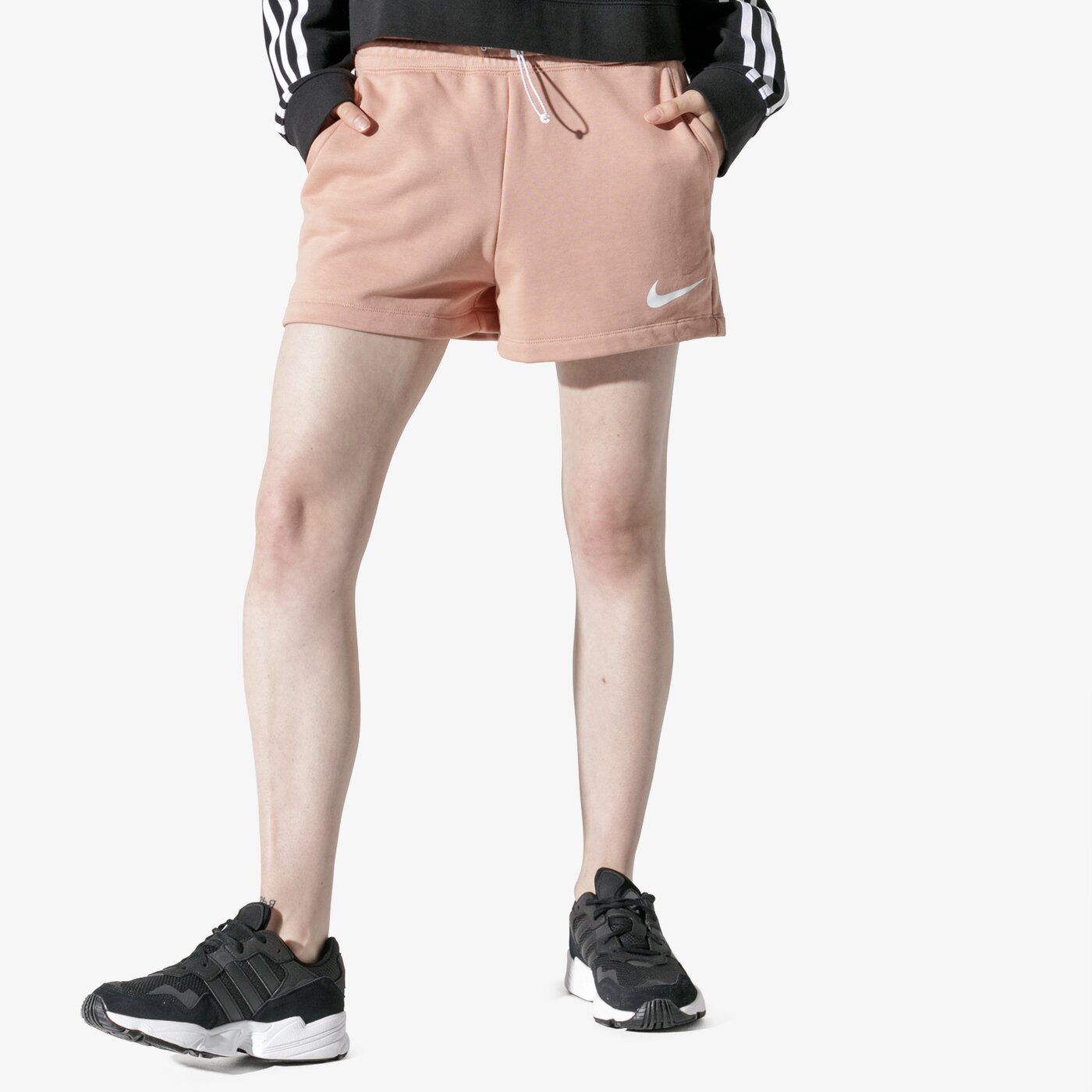 Дамски къси панталони NIKE ШОРТИ W NSW SWSH SHORT FT bq7962-605 цвят розов