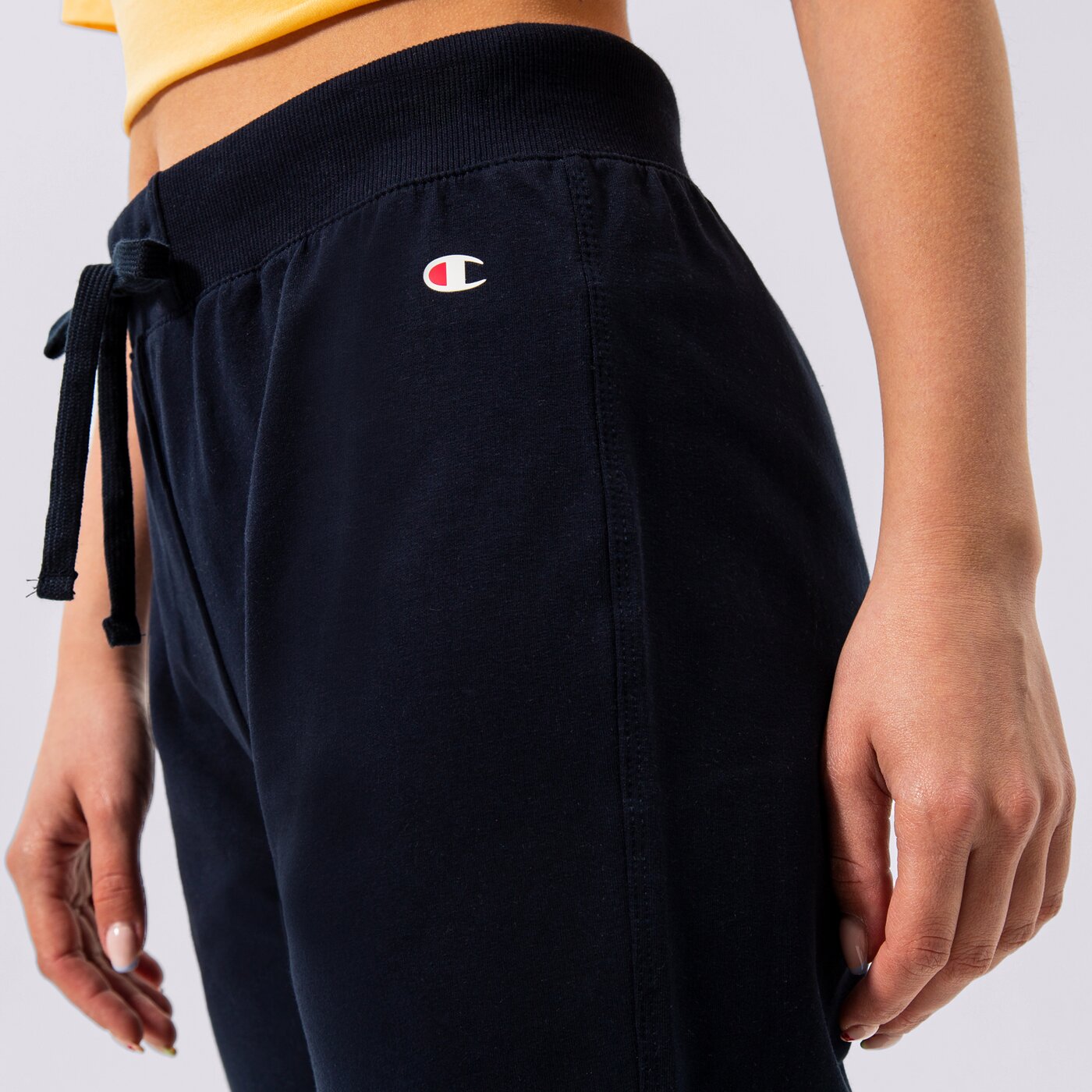 Дамски панталони CHAMPION ПАНТАЛОНИ RIB CUFF PANTS 114898bs501 цвят тъмносин