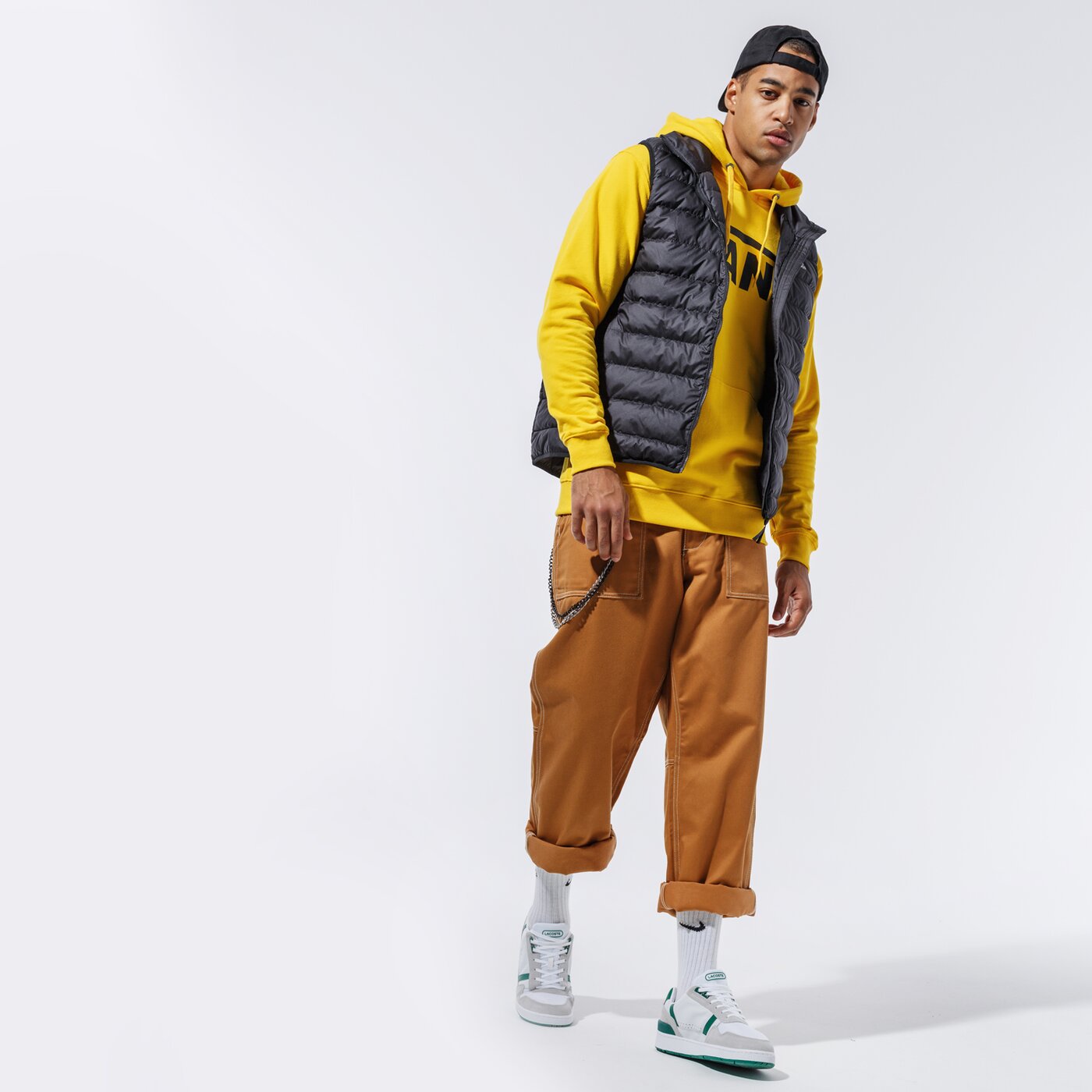 Мъжки суичър VANS СУИТЧЪР С КАЧУЛКА VANS CLASSIC PO HOODIE II vn0a456b85w1 цвят жълт