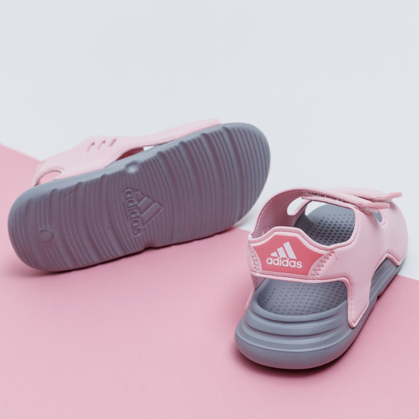Детски чехли и сандали ADIDAS SWIM SANDAL I fy8065 цвят розов
