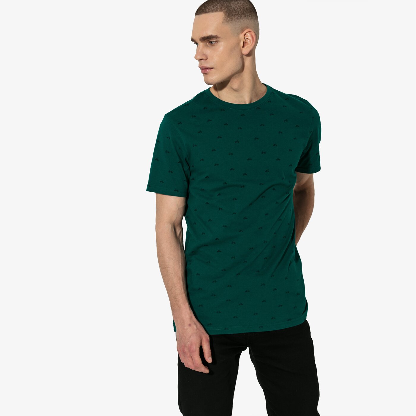 Мъжка тениска CONFRONT ТЕНИСКА SS BICYCLES cf19tsm85001 цвят зелен