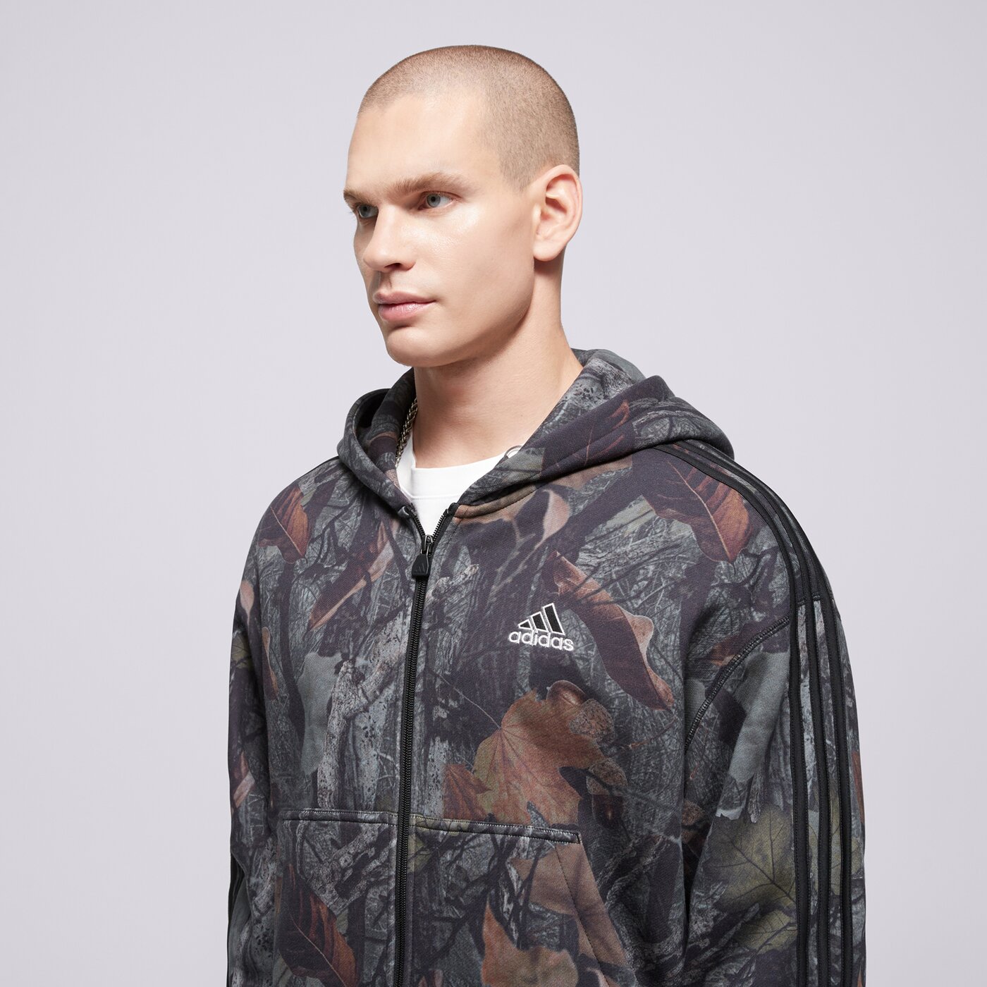 Мъжки суичър ADIDAS  СУИТЧЪР СЪС ЗАКОПЧАВАНЕ CAMO FZ jy2775 цвят многоцветен