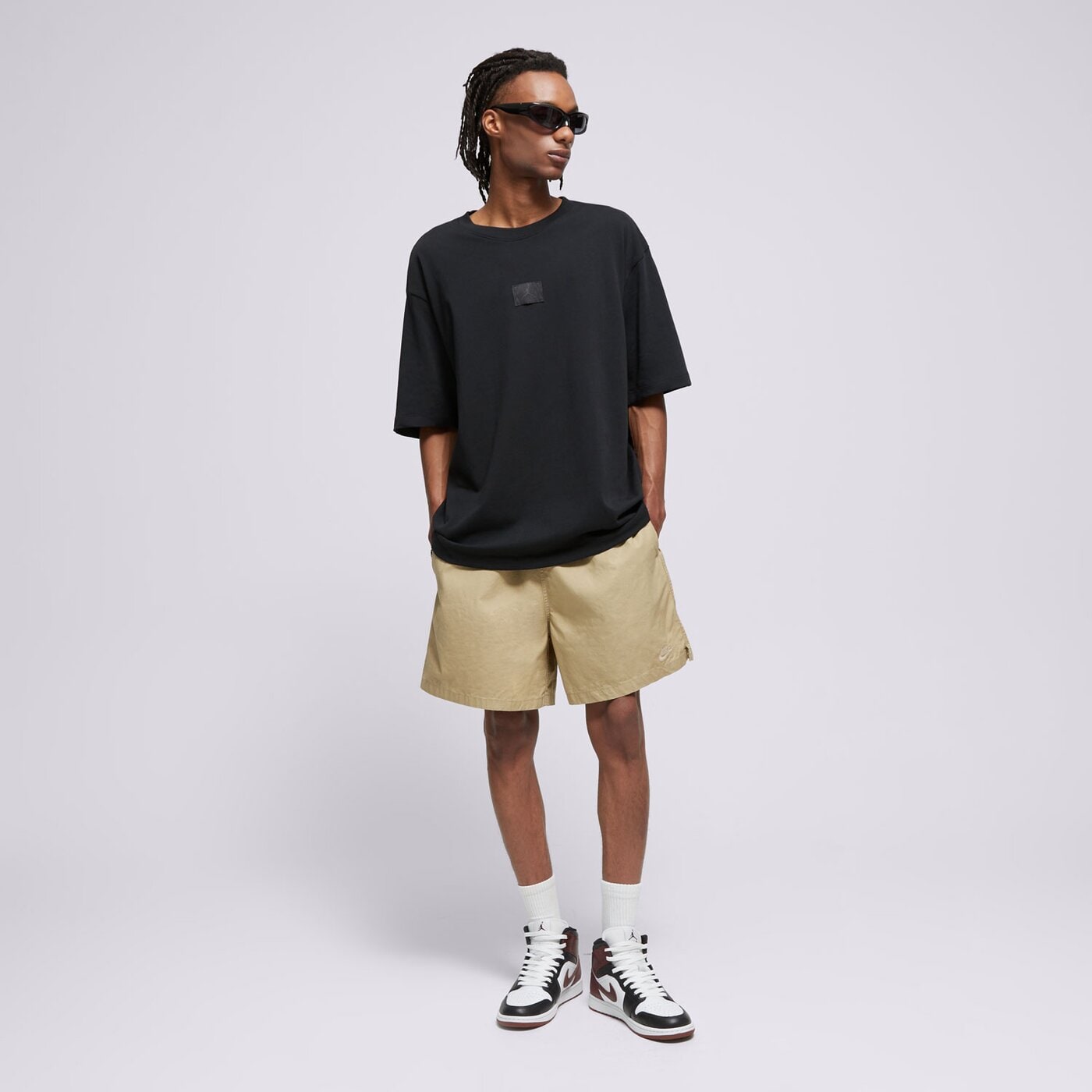 Мъжки къси панталони NIKE ШОРТИ M NK CLUB FLOW WASH SHORT hj1946-297 цвят бежов