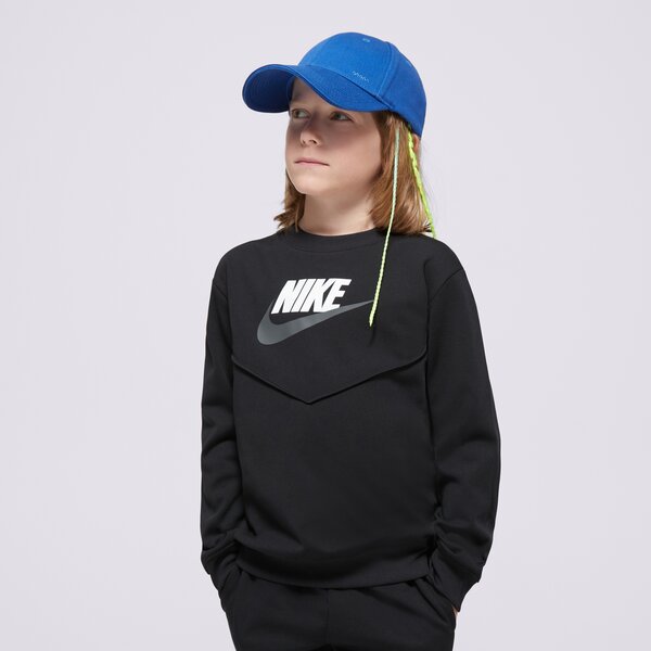 Детска тениска NIKE АНЦУГ K NSW TRACKSUIT POLY CREW HBR BOY fd3090-010 цвят черен