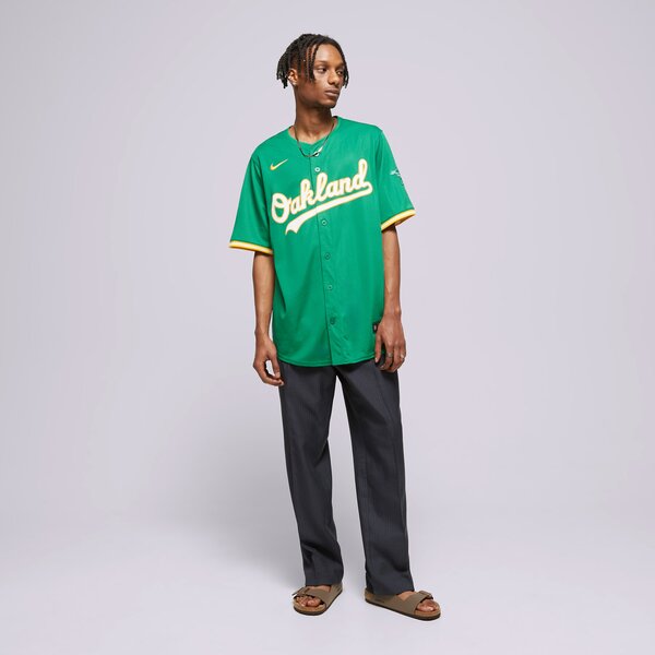 NIKE РИЗА OAKLAND ATHLETICS MLB t7lm-fza1-fz-l23 цвят зелен