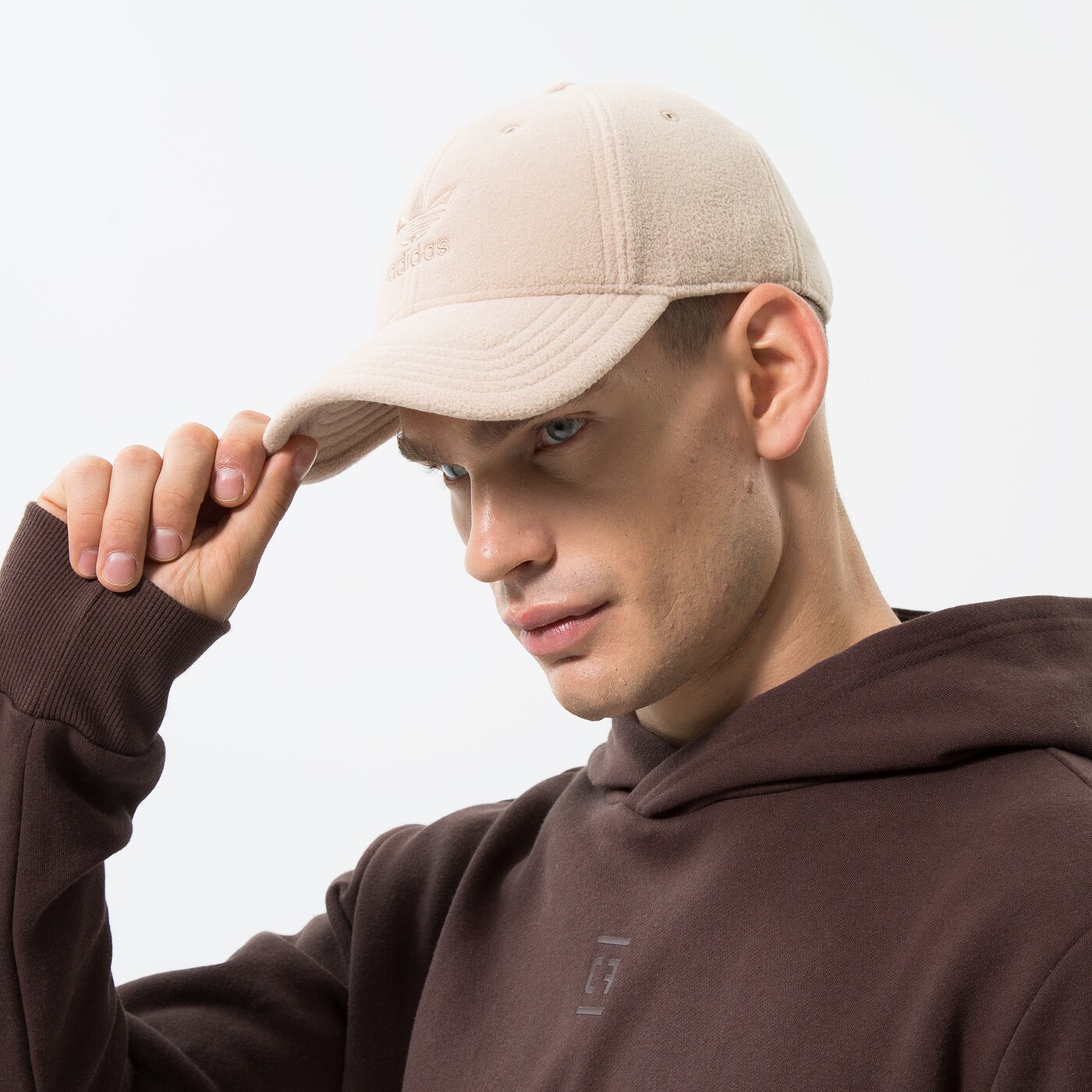 Дамска шапка с козирка ADIDAS ШАПКА AC CLASSIC BB W hl9333 цвят бежов